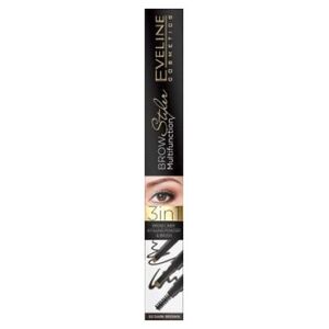 Eveline Brow Multifunction Styler Kredka do brwi 3w1 nr 02 Dark Brown 1szt