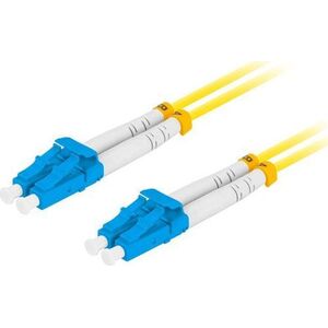 Lanberg PATCHCORD ŚWIATŁOWODOWY SM LC/UPC-LC/UPC DUPLEX 3.0MM LSZH G657A1 5M ŻÓŁTY LANBERG