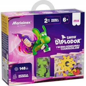 Marioinex Marioinex Wafle Mini Smok Diplodok i Scena konkursu czarodziejów 148 el