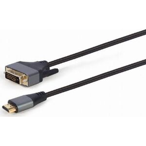 Kabel Gembird HDMI - DVI-D 1.8m czarny (CC-HDMI-DVI-4K-6)