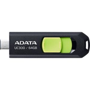Pendrive ADATA UC300, 64 GB  (ACHO-UC300-64G-RBK/GN          )