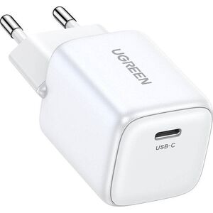 Ładowarka Ugreen Ładowarka sieciowa UGREEN 15326 Nexode mini, USB-C, PD3.0, QC4.0, GaN, 30W (biała)