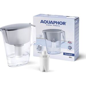 Dzbanek filtrujący Aquaphor Standard 2,5 l szary + 1 wkład B15 Standard