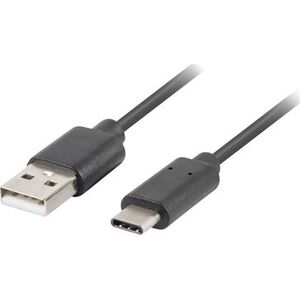 Kabel USB Lanberg USB-A - USB-C 3 m Czarny (CA-USBO-20CU-0030-BK)