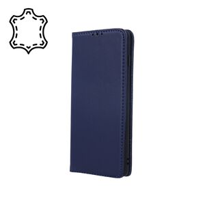 Genuine Leather Smart Pro for Samsung Galaxy S24 FE navy blue 5906961933867