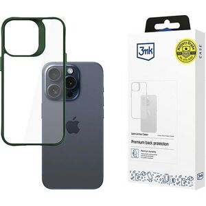 3MK Apple iPhone 15 Pro Max - 3mk Satin Armor Case+ Green