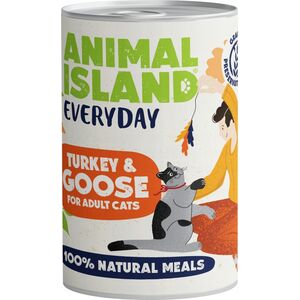 Animal Island ANIMAL ISLAND Indyk i gęś - Karma mokra dla kotów - 400g