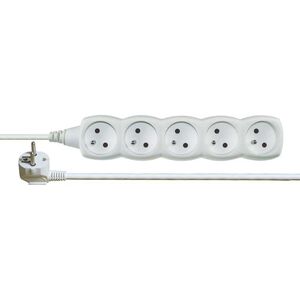 Emos Przedłużacz 5-gniazd z/u 3m /H05VV-F 3G1/ biały (P0513)