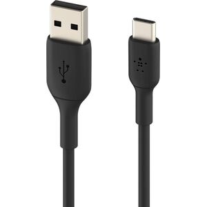 Kabel USB Belkin USB-A - USB-C 1 m Czarny (CAB001bt1MBK)