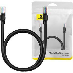 Baseus Kabel sieciowy Baseus Ethernet CAT5, 1m (czarny)