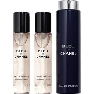 Chanel  Chanel Bleu De Chanel Woda Perfumowana 60ml. EDP Travel spray and two refills 3x20ml.