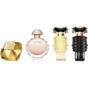 Paco Rabanne Paco Rabanne Miniature Gift Set Lady Million Woda perfumowana 5 ml + Olympea Woda perfumowana 6 ml + Fame Woda perfumowana 4 ml + Fame Perfumy, 4 ml
