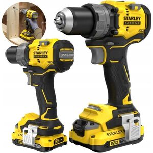 Wiertarko-wkrętarka Stanley Bezszczotkowa FATMAX 18V V20 2x2Ah SFMCD725D2K-QW