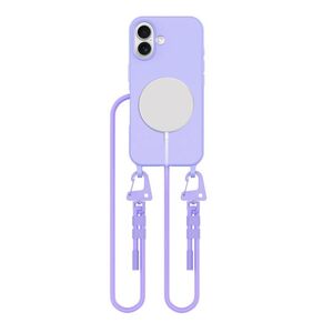 Case IPHONE 16 Tech-Protect Magnecklace MagSafe lavender 5906302375905