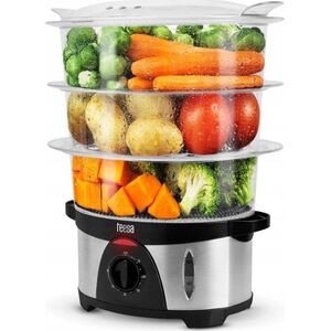 Parowar Gotowanie Parą Teesa 9,6L 750W 3 Poziomy
