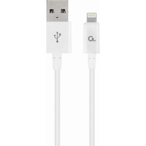 Kabel USB Gembird USB-A - Lightning 2 m Biały (CC-USB2P-AMLM-2M-W)