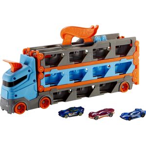 Hot Wheels City Wyścigowy transporter 2w1 (GVG37)