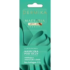Dermika DERMIKA Maestria Anti-Age Therapy Luksusowa Maseczka pod oczy redukująca zmarszczki i cienie - bio kolagen 5%  3x1.5ml