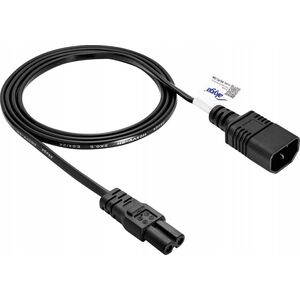 Kabel zasilający Akyga Akyga AK-PC-15A kabel zasilające Czarny 1,5 m C14 panel C7 panel