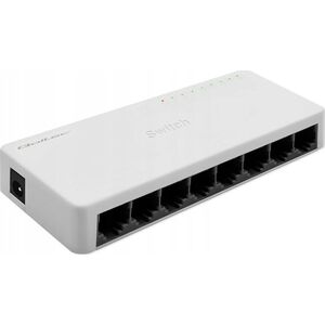 Switch Qoltec Switch niezarządzalny Qoltec przełącznik sieciowy 8 x port RJ45 | 100Mbps | Fast Ehernet | LAN