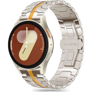 Tech-Protect TECH-PROTECT STAINLESS LINE SAMSUNG GALAXY WATCH 4 / 5 / 5 PRO / 6 / 7 / FE TITANIUM/ORANGE