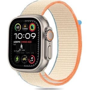 Tech-Protect TECH-PROTECT NYLON APPLE WATCH 6 / 7 / 8 / 9 / 10 / SE / ULTRA 1 / 2 (44 / 45 / 46 / 49 MM) CREAM