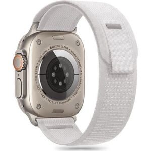 Tech-Protect TECH-PROTECT NYLON STRIPE APPLE WATCH 6 / 7 / 8 / 9 / 10 / SE / ULTRA 1 / 2 (44 / 45 / 46 / 49 MM) CRAYON GREY