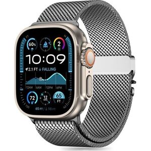 Tech-Protect TECH-PROTECT MILANO APPLE WATCH 6 / 7 / 8 / 9 / 10 / SE / ULTRA 1 / 2 (44 / 45 / 46 / 49 MM) SILVER