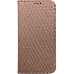 NO NAME Etui Smart Magnet book iPhone 16 Plus 6,7" różowo złoty/rose gold