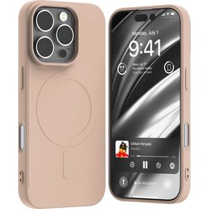 Mercury Mercury MagSafe Semi-Silicone iPhone 16 Pro 6,3" różowo-piaskowy /pink sand