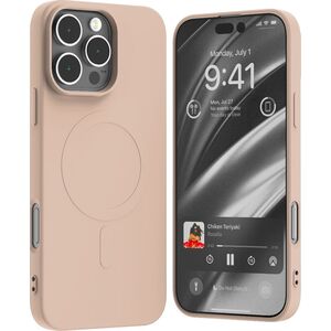 Mercury Mercury MagSafe Semi-Silicone iPhone 16 Pro Max 6,9" różowo-piaskowy /pink sand