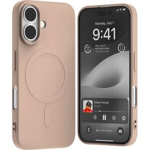 Mercury Mercury MagSafe Semi-Silicone iPhone 16 6,1" różowo-piaskowy /pink sand