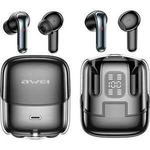 Słuchawki Awei AWEI słuchawki Bluetooth 5.3 T79 ENC TWS + stacja dokująca czarny/black