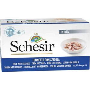 Agras Pet Foods SCHESIR M-Pack Tuńczyk z okoniem 6x50g