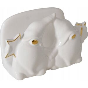 Boltze Home Serwetnik ceramiczny ze skrzatami MADDY