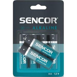 Sencor Bateria alkaliczna, AA (LR6), AA, 1.5V, Sencor, blistr, 6-pack