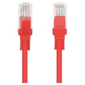 Lanberg Patchcord, Cat5e, nieekranowany, 10m, czerwony (PCU5-10CC-1000-R)