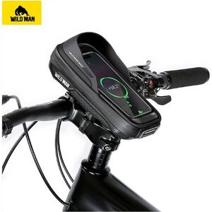 WildMan Etui/uchwyt rowerowy WILDMAN L ES16 sakwa na ramę czarna/black