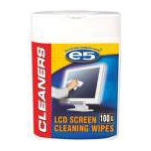 E5 Chusteczki nawilżane do czyszczenia ekranów LCD 100 szt. (RE00457) 310303 5903874862284