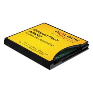 Delock Adapter karty pamięci Secure Digital (SD/SDHC/SDXC) / MMC do CF (61796) 354809 4043619617968