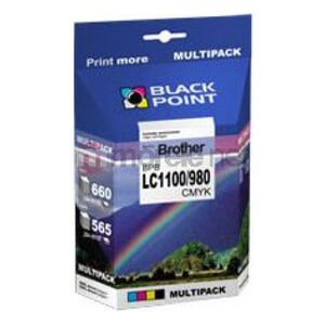 Tusz Black Point tusze BPBLC1100 / 980CMYK (cyan, magenta, yellow, black) 441005 5907625617116