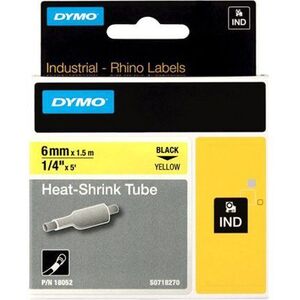 Dymo Rurka termokurczliwa, żółta 6mm 18052 554038 71701180520