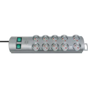 Listwa zasilająca Brennenstuhl Primera-Line 10 gniazd 2 m srebrna (1441030000) 590086 4007123214426