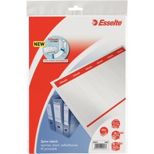 Esselte Etykiety grzbietowe PC do segregatorów kartonowe 36x192mm 10 ark (10K131Y) 651866 5024942208237