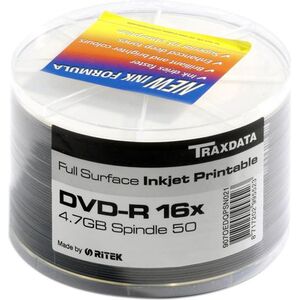 Traxdata DVD-R 4.7 GB 16x 50 sztuk (907OEDRPSN003 ) 654917 8717202995523
