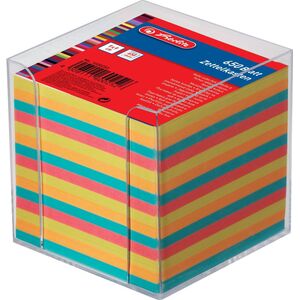 Herlitz Herlitz Zettelkasten tr. 9x9cm 650Bl farbig mit Deckblatt - 1600253 785948 4008111600252