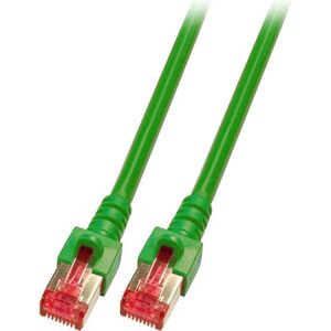 EFB Patchcord, Cat.6, S/FTP, PIMF, zielony, 0.5m (K5514.0,5) 757054 4049759021436