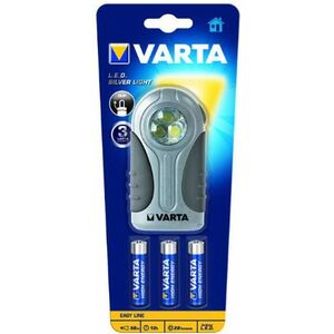 Latarka Varta LED 3x AAA Easy-Line Srebrny (16647101421) 763680 4008496677597