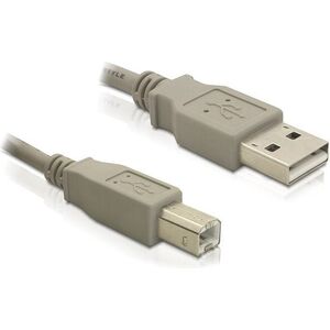 Kabel USB Delock USB-A - USB-B 1.8 m Biały (82215) 748216 4043619822157
