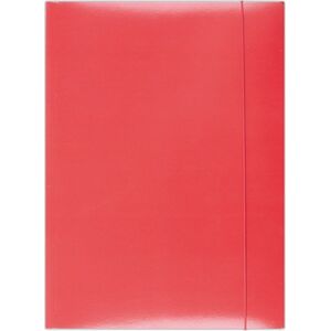 Office Products Teczka z gumką OFFICE PRODUCTS, karton, A4, 300gsm, 3-skrz., czerwona - 5901503655078 788964 5901503655078